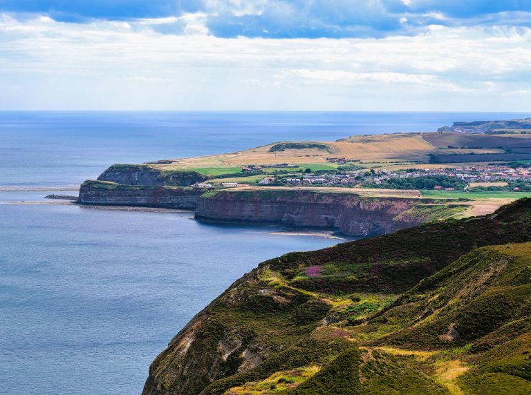 Cleveland Way, Looking South near Boulby