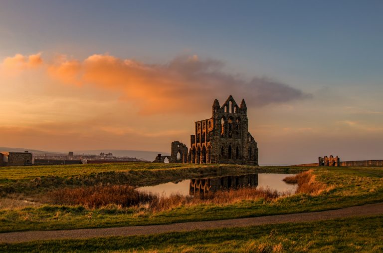 Whitby Abbey Sunset