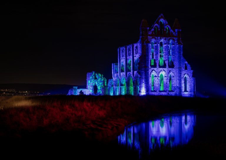 Whitby Abbey in Light