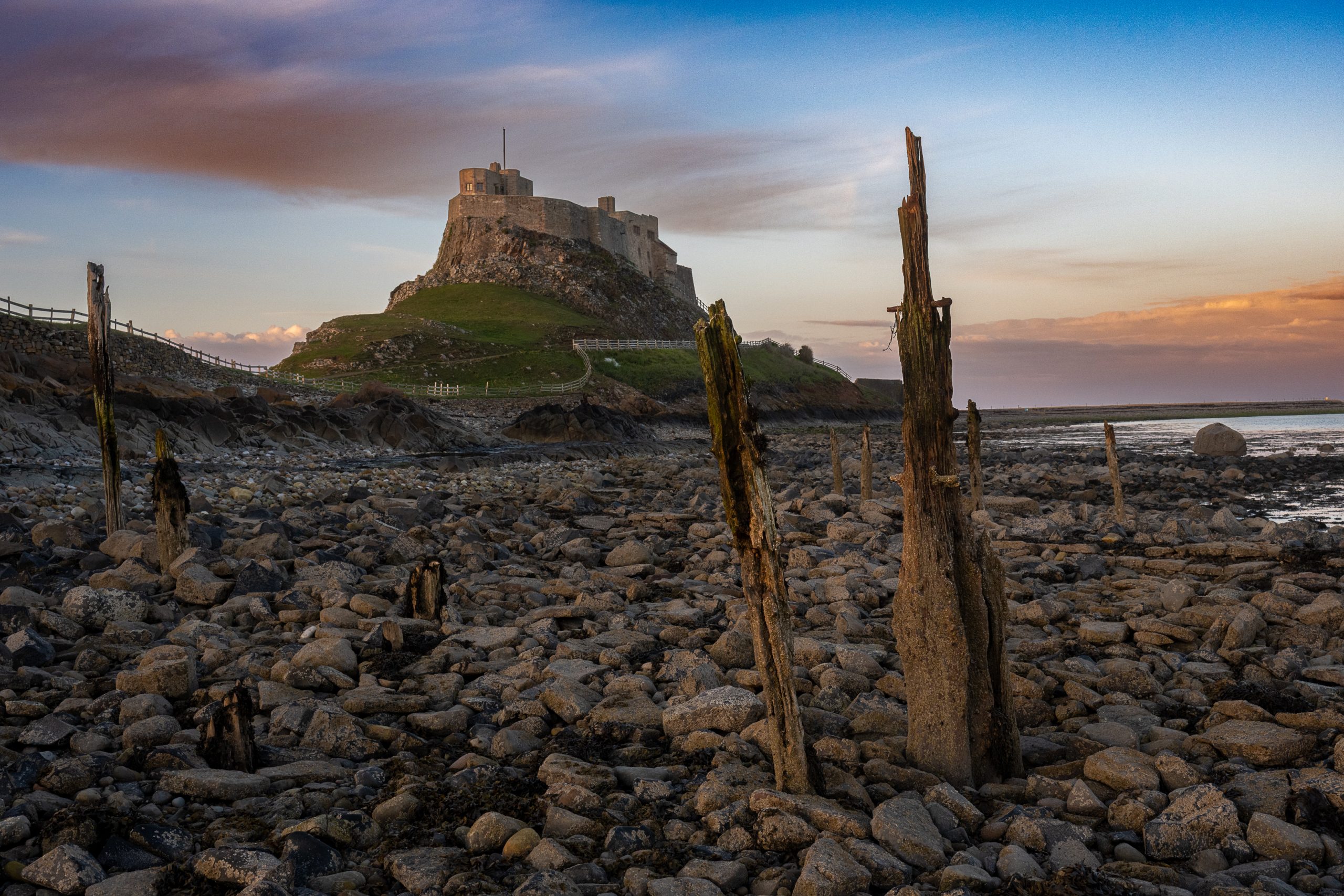 Lindisfarne Staithes by Geoff Walker